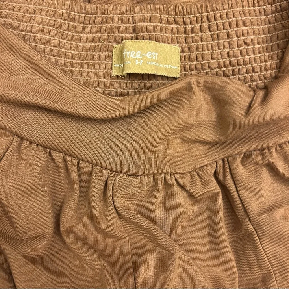 Free People Free-est Good Feels Barrel Pants S  Boho Granola Girl Athleisure - Picture 6 of 8